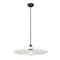 Z-Lite Paloma Pendant, 1-Light, 24 In.W x 6.75 In.H, Matte Black/Gloss Opal 820P24-MB - alternate 6